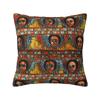 Ethiopian Habesha Art Cushion Cover X Cm Polyester Velvet Throw Pillow Case For Sofa Car Seat Decoration Bedding Pillowcase