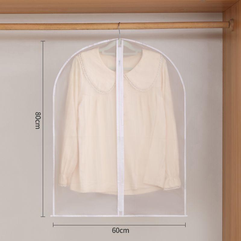 All Purpose Clothes Dust Cover,Reusable Hanging Garment Bag,Transparent Suit Protector for Wardrobe,Travel,Breathable,for Suits,Coats,Dresses