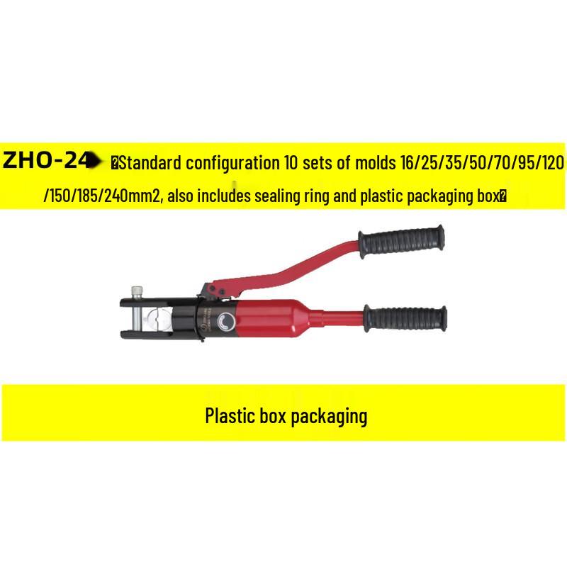 ZHO-240 Hydraulic Terminal Crimping Tool CN plug (adapter included)