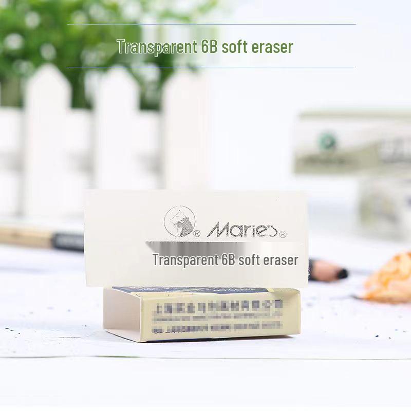 Mali C6462 Transparent Kneadable Soft Art Eraser for Sketching, Painting, and Drawing (6B Grade).