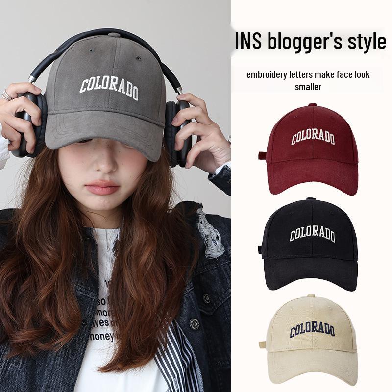 Newcomer ¥5 Off: Wide Brim Duckbill Baseball Cap - Face Slimming Sun Protection Hat
