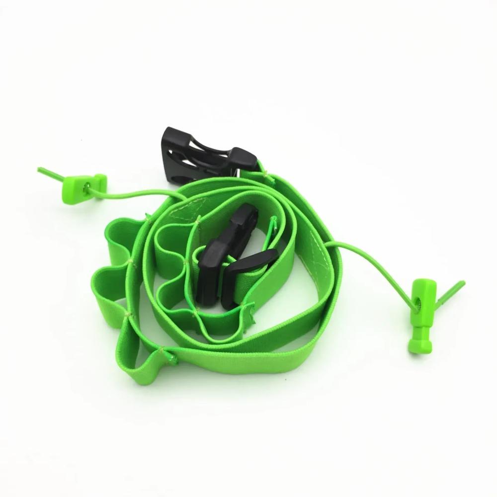 

Светоотражающая лента Пояс для марафонского бега с 6 петлями для геля Пояс для триатлона Велосипедный Мото зелёный