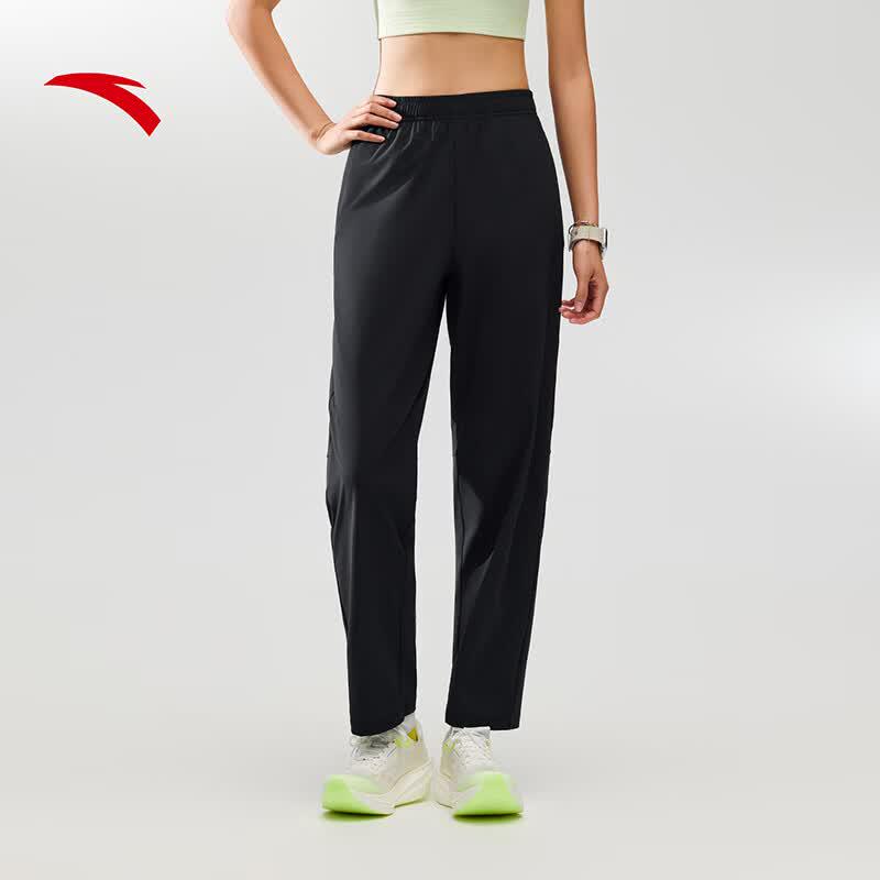 Anta Women's Ice Yarn Cigarette Sports Pants