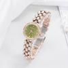 Fashion Diamond-Encrusted Women'S Watch Fritillary Small Zircon Bracelet Metal Band Quartz Waterproof Watch