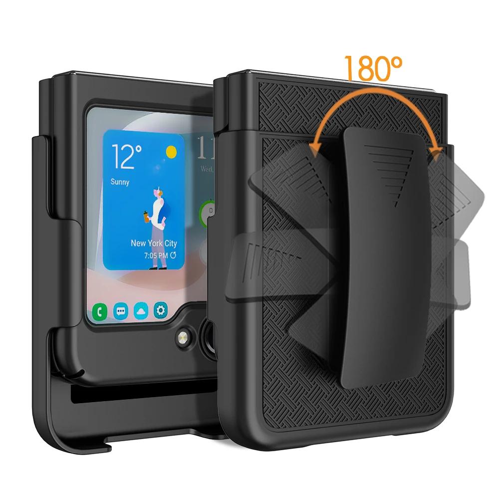 Clip da Cintura Anti-Urto Cover Protettiva per Samsung Galaxy Z Flip3 Flip 3 Custodia Antiscivolo per Telefono