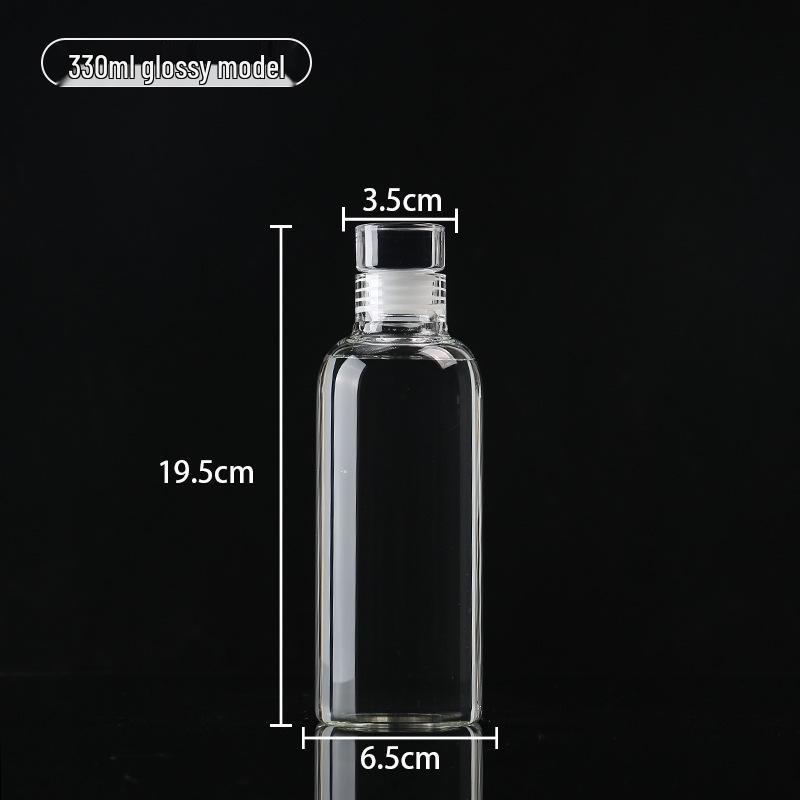 

Xiaohongshu-Style High Borosilicate Heat-Resistant Glass Cup for Water, Juice, or Cola Default