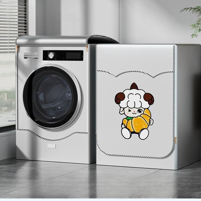 Thickening Washer/Dryer Cover, Sun Protection, Heat Insulation and Waterproof Washer and Dryer Covers for Bathroom Home Goods