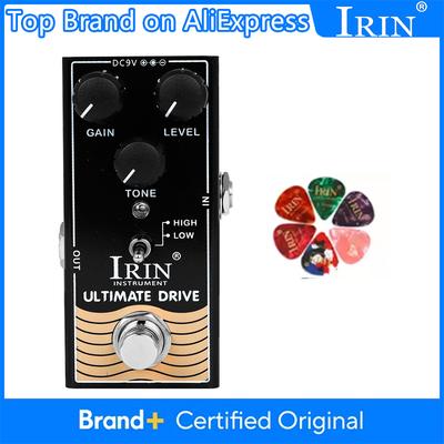 IRIN RF-02 Ultimate Drive  Guitar Effect Pedal Overdrive Effects Between Distortion&Overdrive Electric Guitar Parts True Bypass