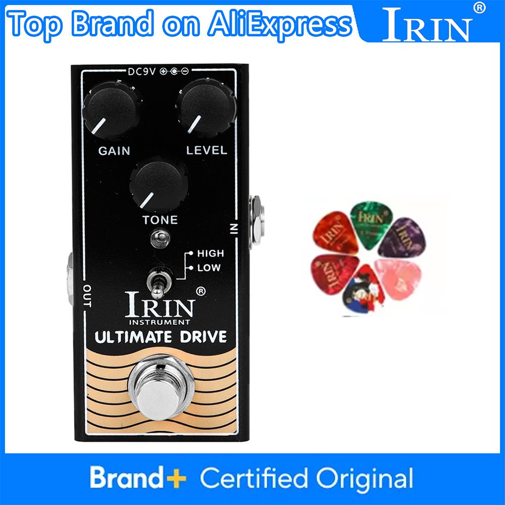 IRIN RF-02 Ultimate Drive  Guitar Effect Pedal Overdrive Effects Between Distortion&Overdrive Electric Guitar Parts True Bypass