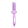 Curling Roll Comb 17 Round Teeth Easy Hair Insertion Hair Curling Roll Comb Styling Tool Purple