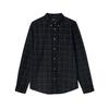 Polo Logo Embroidered Cotton Plaid Long Sleeve Shirt Kids Shirts 323979324-001
