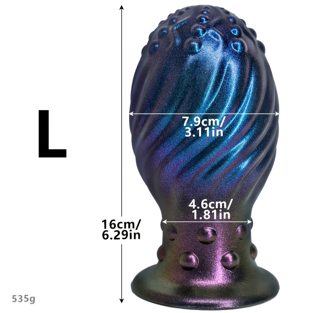XXL Liquid Silicone Plug, Ultra Soft Skin Feel, Super Thick Flexible Design, Multiple Sizes, Premium Comfort Toy for Couples