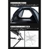 TOKYO CRAFTS Night Rover [Lightweight/Inner Tent Included/Compact/1-2 Person] Climbing/Biking Mountain Tent - Black (with Inner Tent) W235