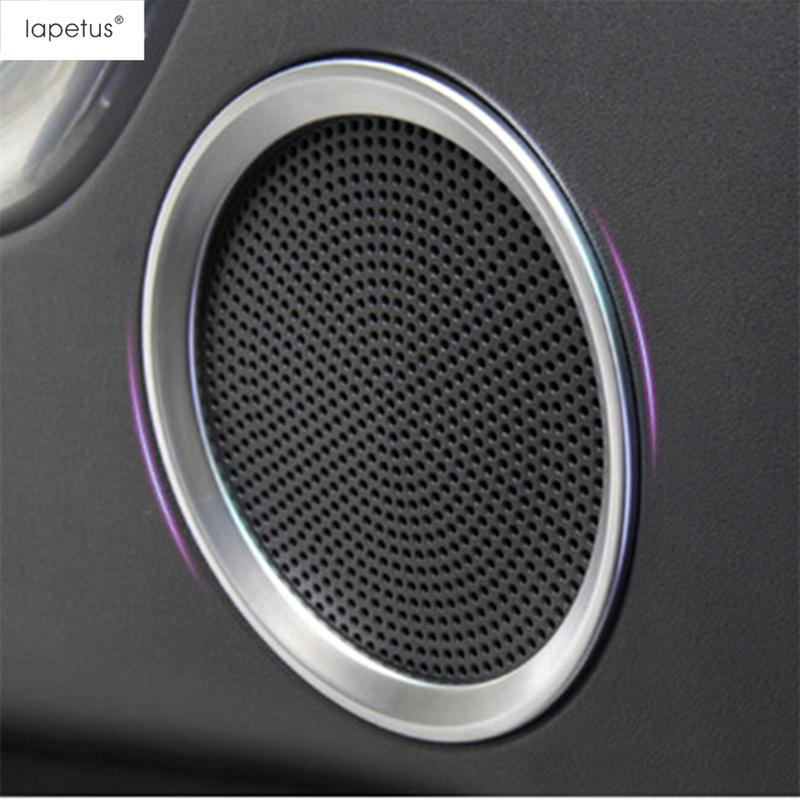 Car Side Door Speaker Audio Sound Loudspeaker Frame Cover Trim For Land Rover Discovery Sport 2015 -  ABS Matte Accessories