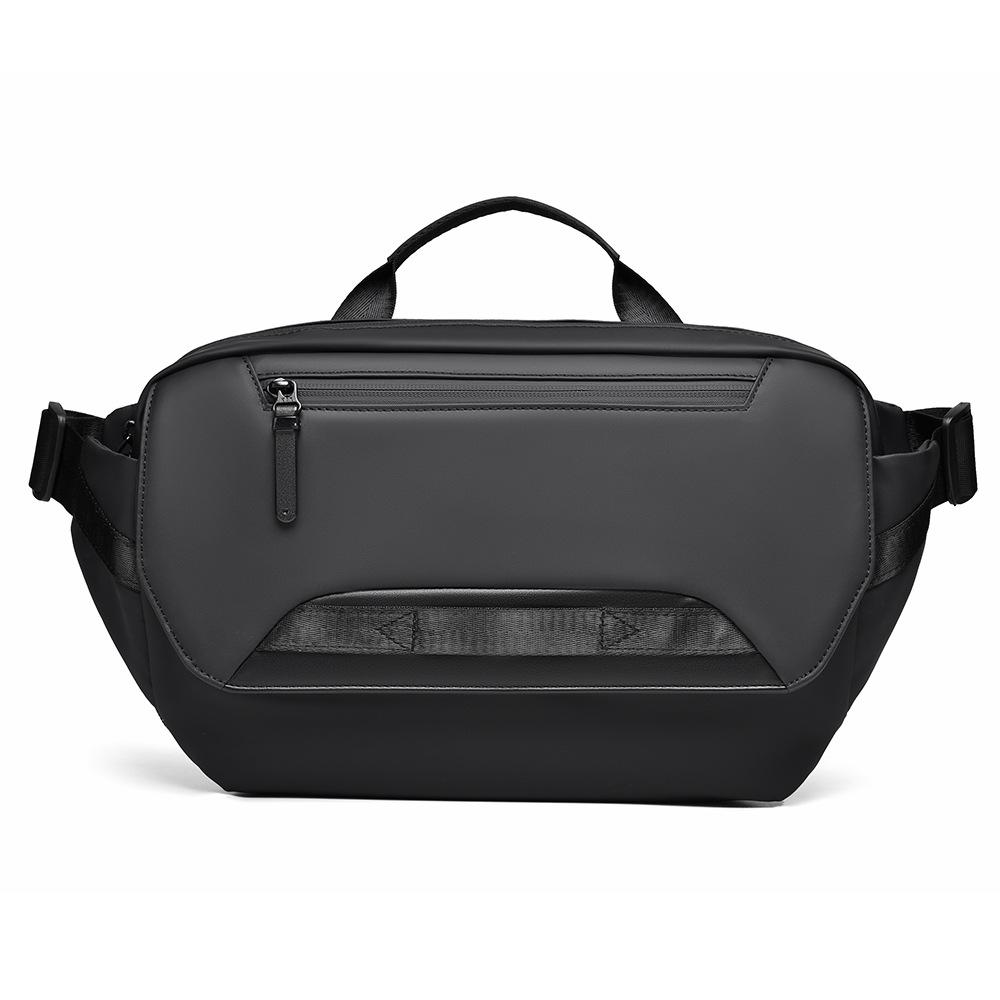 Unifarbene Umhängetasche Herren Multifunktionale Schultertasche Brusttasche