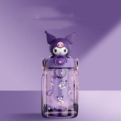 Xiderun Kuromi Kinder Tritan Waterfles met Rietje