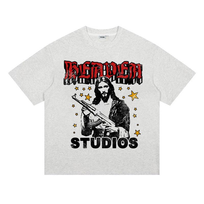 

Graphic TShirts Short Sleeve Tee Oversized Cotton Tops Vintage Aesthetic Summer Harajuku Printed Y2k Streetwear Mens Clothing S