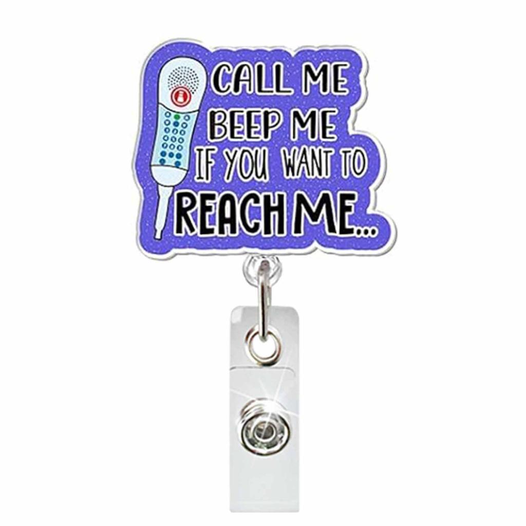 Acrylic Halloween Spooky Ghost Eyeball Skeleton Retractable Badge Reel Rotating ID Badge Holder Crocodile Clip for Doctor Nurse