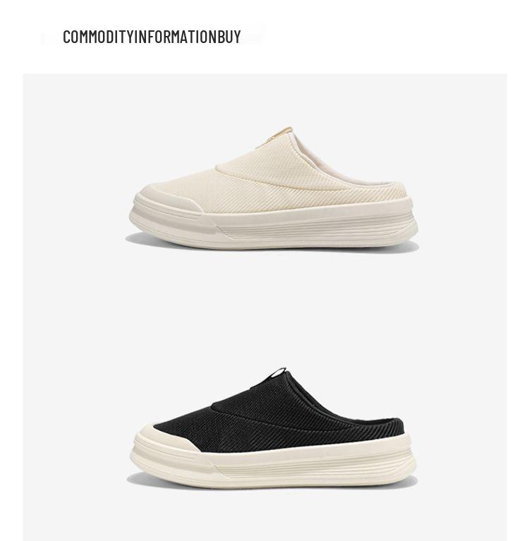 Veelzijdige Zomer Canvas Witte Instapslippers - Lichtgewicht Casual Schoenen