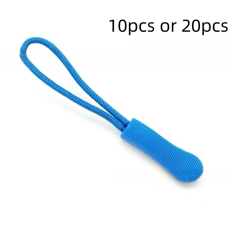 10/20 Stück Reißverschlussanhänger Ziehtab Ende Passend Seilanhänger Ersatzclip Gebrochene Schnalle Fixierer Reißverschlusskordel Lasche Reisetasche Koffer Zelt Rucksack