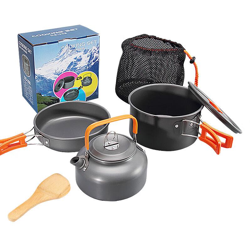 Huilingyang Portable Camping Cookware & Teapot Set