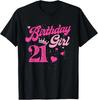 21st Birthday Girl Crown 21 Years Old Bday T-Shirt