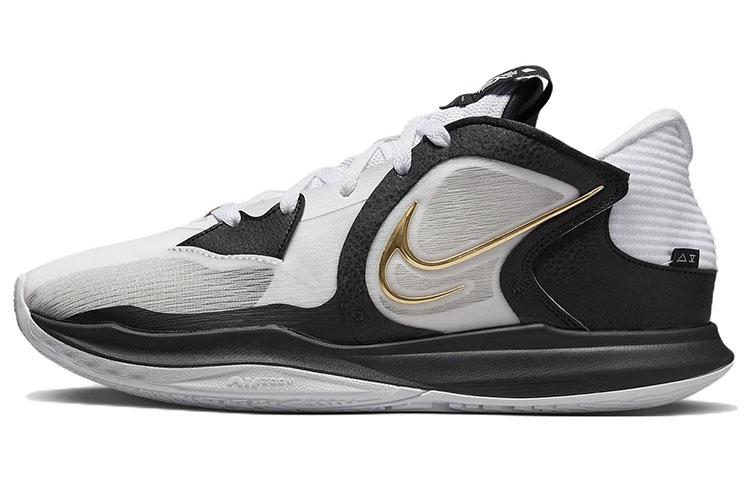 Nike Kyrie Low 5 EP  White Black Metallic Gold  DJ6014-101 44.5