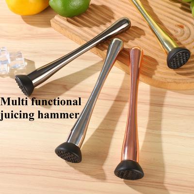 New 430 Stainless Steel Popsicle Fruit Lemon Multifunctional Juicer Cocktail Mixing Tool Juicer Tool