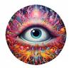 Decoration Decoration Double-Sided Stained Glass Hanging Home Acrylic Beautiful Eye 15Cm