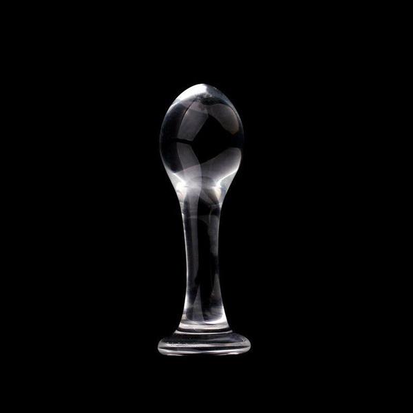 Glass Anal Plug Crystal Butt Plug Massager