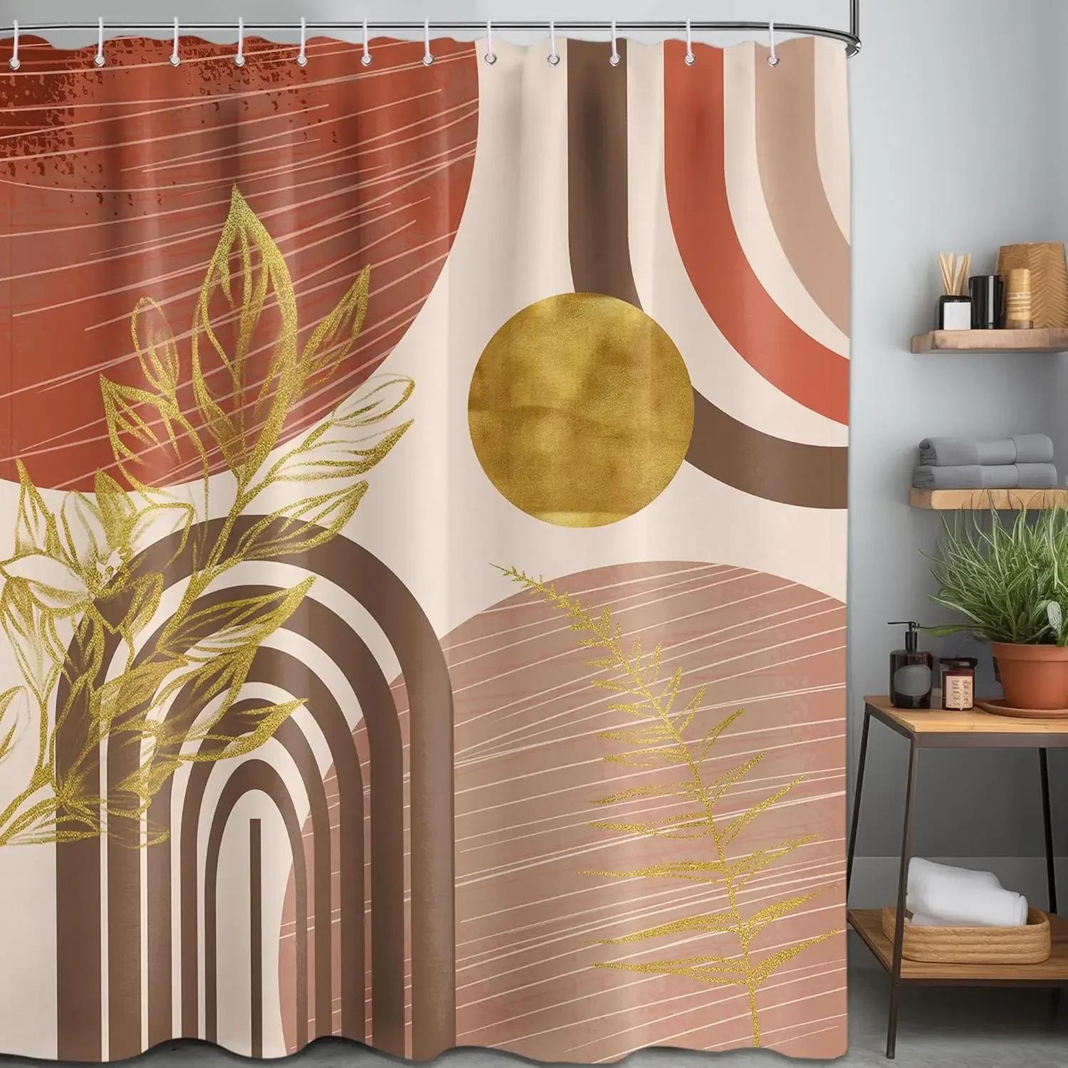 

Multi-Style Bathtub Curtain With Hooks Easy Clean Waterproof Simple Hang For Home Hotel Apartment Decor W60H190(CM)-1 Pcs