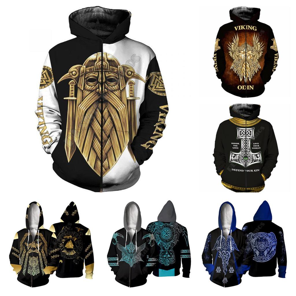 Tattoo 3D Printed Sweatshirt 3D Zipper Hooded Sweatshirt