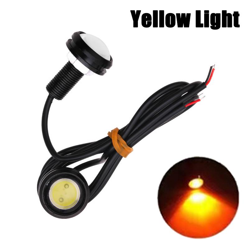2Pcs Universal Car Motor Eagle Eye DRL Led Daytime Motorcycle Backup Reversing Parking Signal Automobiles Lamps Car Styling 12V