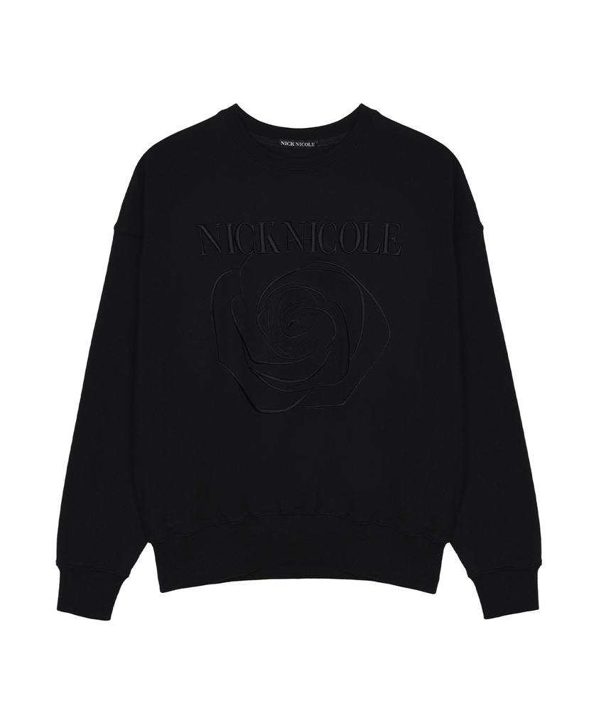 Nigaennikol Volume Nicole Rose Sweatshirt_Black