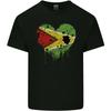 Love Guyana Flag Guyanese Day Football Kids T-shirt Childrens