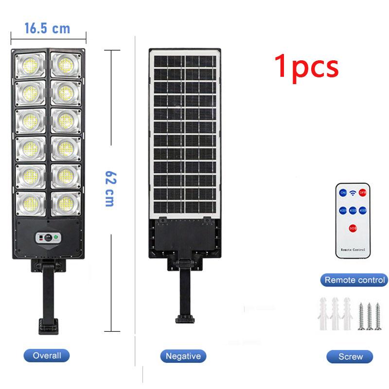 

Powerful Solar Lights Outdoor Super Bright Solar Street Light 720 LED Solar Wall Lamp Solar Spotlight for Garage Garden Yard