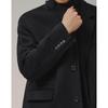 Men's Wool Blend Lapel Overcoat