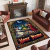 Witchcraft Theme Crystal Velvet Rug Personalized Custom Name Text Soft Floor Mat Home Decor