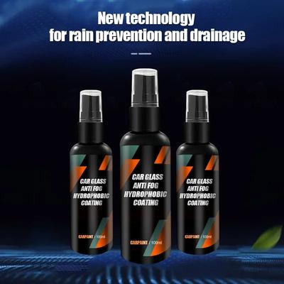 100ml Water Repellent Spray Anti Rain Coating For Car Glass Hydrophobic Anti-rain Car Liquid Windshield Mirror Mask Auto Polish