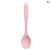 Long Handle Silicone Colander Ramen Noodle Spoon Rice Salad Mixing Kitchen Teaspoon