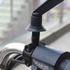 Motorcycle Handlebar Clamp Mirror Mount Base Bracket Holder Stand Multifunctional, Aluminum for Customized Viewing Angle
