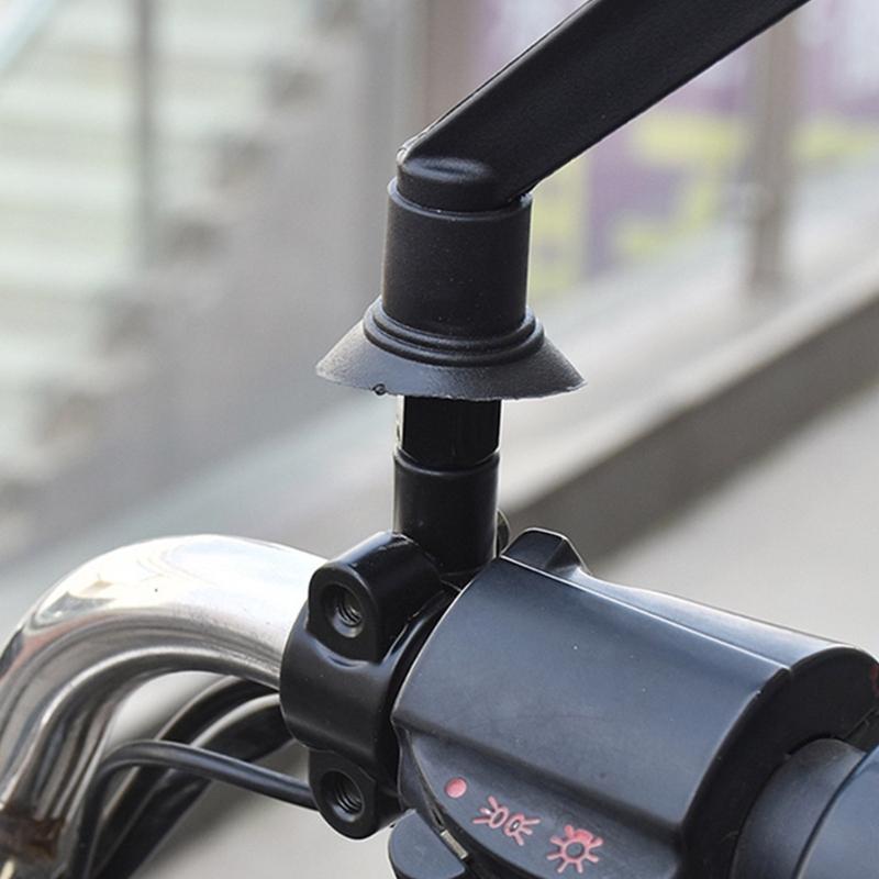 Motorcycle Handlebar Clamp Mirror Mount Base Bracket Holder Stand Multifunctional, Aluminum for Customized Viewing Angle
