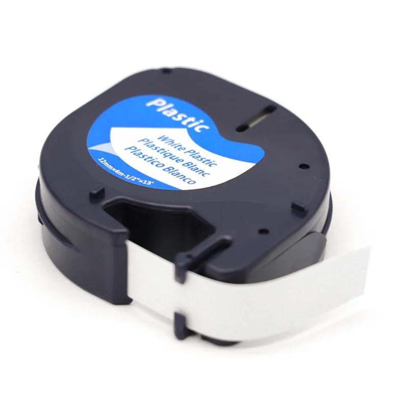 10pk 91330 LT Fita de etiqueta compatível com Dymo Letratag Ribbon 91331 para LT-100H LT-100T Dymo Impressora de etiquetas adesivas Lm920 Fita 12mm