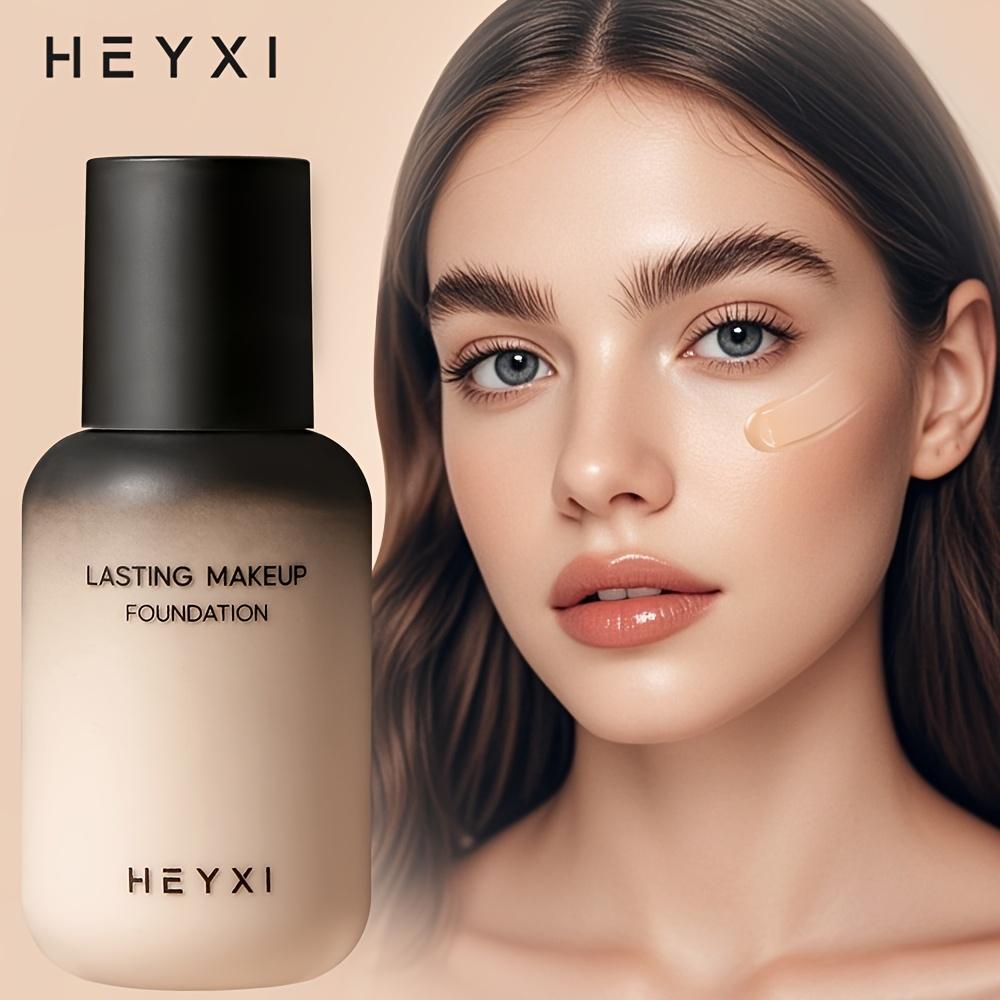 Long-Lasting Full Coverage Liquid Foundation, Oil-Free & Sweat-Resistant, 24H Wear, Natural Matte Finish Waterproof & Sweatproof Foundation BB Cream