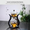 Lazy Kung Fu Tea Set: High Borosilicate Glass Automatic Tea and Water Separator with Magnetic Suction