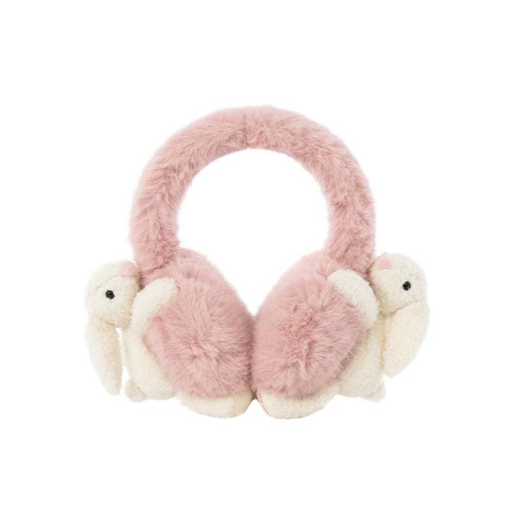 3D Plush Earmuffs Fluffy Faux Fur Ear Warmers Kawaii Windproof Ear Covers  For Women