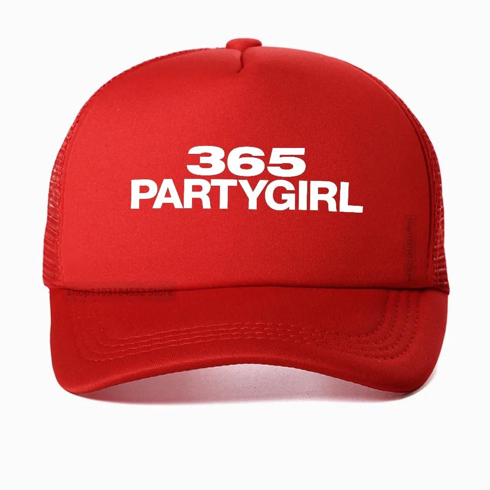 Charli XCX Album Brat 365 PARTYGIRL baseball cap Retro Unisexs Womens Clothing Aesthetic Unisex Streetwear mesh snapback hat Adjustable