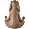 Collectible Figurine - Yoga Rabbit Figurine - Handmade Lotus Pose - Home & Garden Decor, Handmade Rabbit Yoga Tabletop Shelf Figurines Zen Decor