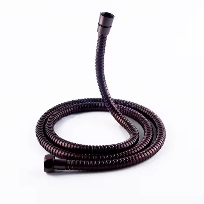 HONGDEC Modern Oil Rubbed Bronze Stainless Steel Hand Held Shower Hose for Bathroom