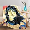 Retro Pop Art Style Portrait Blanket for All Seasons Blanket Lunch Break Throw Gift